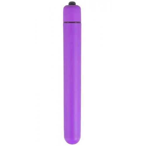 Фиолетовая удлиненная вибропуля - 13 см.