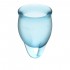 Набор голубых менструальных чаш Feel confident Menstrual Cup