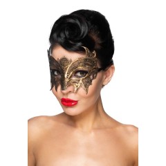 Золотистая карнавальная маска  Андромеда 